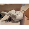 Image 2 : Housewares Lot: Elephant Teapot, CorningWare, PC Pastry Tray, Plates and Bakeware