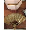 Image 6 : Red Coral Bag, Argus Camera, Plates, Vases, Gold Fan, Decorative Items