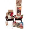 Image 1 : Christmas Decor Lot: Wood-Look Penguins, Kirkland Snowman, Figurines & Ornaments