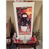 Image 4 : Christmas Decor Lot: Wood-Look Penguins, Kirkland Snowman, Figurines & Ornaments