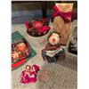 Image 6 : Christmas Decor Lot: Wood-Look Penguins, Kirkland Snowman, Figurines & Ornaments
