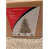 Image 3 : Mystery Holiday Holiday Decor Assortment and 4 Ft Pre-Lit Hillside Pine Tree in Storage Tote