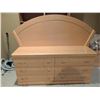Image 2 : Double Dresser With 6 Drawers and Attached Curved Wood Backrest Panel