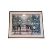 Image 1 : Framed Print of Five Horses Standing in Pastoral Setting