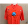 Image 2 : Men's Size XL Tamiami II Orange Short Sleeve Shirt