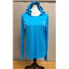 Image 1 : Women's Size M Teal Blue Tidal Tee Long Sleeve Hoodie