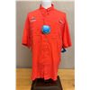 Image 1 : Men's Size XL Tamiami II Orange Short Sleeve Shirt