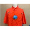Image 2 : Men's Size XL Tamiami II Orange Short Sleeve Shirt