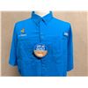 Image 2 : Men's Size XXL Tamiami II Blue Short Sleeve Shirt