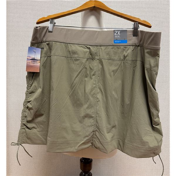 Women's Size 2XL Skort w/ Side Ties Tusk Color