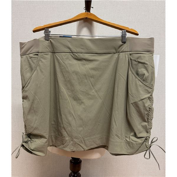 Women's Size 3XL Skort w/ Side Ties Tusk Color