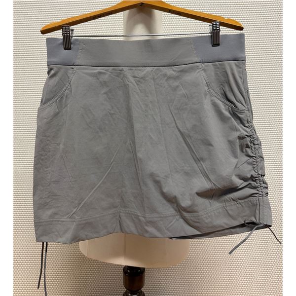 Women's Size L Skort w/ Side Ties Light Grey