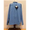 Image 2 : Men's Size XXL Summit Valley Blue Woven Long Sleeve Shirt