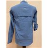 Image 2 : Men's Size XS Summit Valley Blue Woven Long Sleeve Shirt
