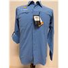Image 1 : Men's Size XS Summit Valley Blue Woven Long Sleeve Shirt