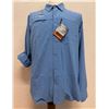 Image 1 : Men's Size M Summit Valley Blue Woven Long Sleeve Shirt