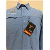 Image 3 : Men's Size S Summit Valley Blue Woven Long Sleeve Shirt