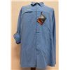 Image 1 : Men's Size XL Summit Valley Blue Woven Long Sleeve Shirt