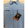 Image 3 : Men's Size XL Summit Valley Blue Woven Long Sleeve Shirt