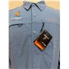 Image 3 : Men's Size L Summit Valley Blue Woven Long Sleeve Shirt