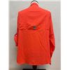 Image 2 : Men's Size M Tamiami II Orange Long Sleeve Shirt