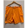 Image 2 : Men's Size 38 / Ins 9" Terminal Tackle Orange Board Shorts