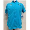 Image 1 : Women's Size M Tamiami II Blue Short Sleeve Shirt