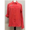 Image 1 : Women's Size M Summit Valley Orange Woven Long Sleeve Shirt