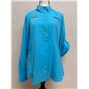 Image 1 : Women's Size L Tamiami II Atoll Blue Long Sleeve Shirt