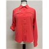 Image 1 : Women's Size XS Summit Valley Orange Woven Long Sleeve Shirt