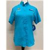 Image 1 : Women's Size XS Tamiami II Blue Short Sleeve Shirt