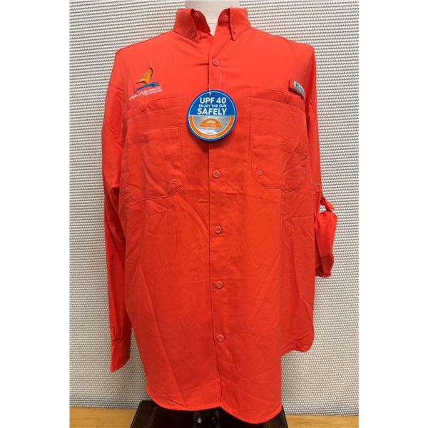 Men's Size L Tamiami II Orange Long Sleeve Shirt