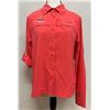 Image 1 : Women's Size S Summit Valley Red Woven Long Sleeve Shirt