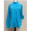 Image 1 : Women's Size M Tamiami II Blue Long Sleeve Shirt