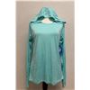 Image 2 : Qty 3 Women's Size S Tidal Tee Aqua Long Sleeve Hoodies