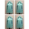 Image 1 : Qty 4 Women's Size S Tidal Tee Aqua Long Sleeve Hoodies