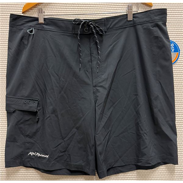 Men's Size 42 / Ins 9" Terminal Tackle Black Board Shorts