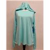 Image 1 : Women's Size M Tidal Tee Aqua Long Sleeve Hoodie