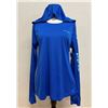 Image 2 : Qty 3 Women's Size M Tidal Tee Blue Macaw Long Sleeve Hoodies