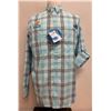 Image 1 : Men's Size M Blue Plaid Super Tamiami Long Sleeve Shirt