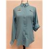 Image 1 : Women's Size S Tamiami II Slate Blue Long Sleeve Shirt