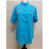 Image 1 : Women's Size S Tamiami II Atoll Blue Short Sleeve Shirt