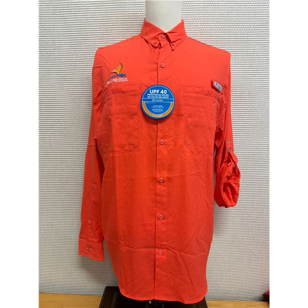 Men's Size L Tamiami II Orange Long Sleeve Shirt