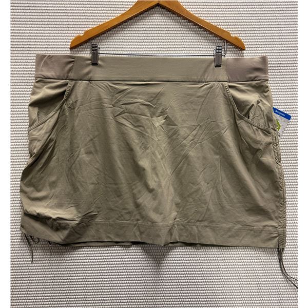 Women's Size 3X Anytime Casual Skort, Tusk Color