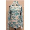 Image 1 : Women's Size S Tidal Tee Atoll Blue & White Long Sleeve Hoodie