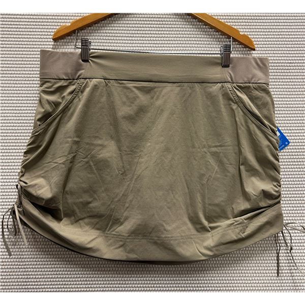 Women's Size 1X Anytime Casual Skort, Tusk Color