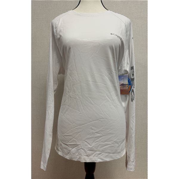 Women's Size XL Tidal Deflector White Long Sleeve Shirt