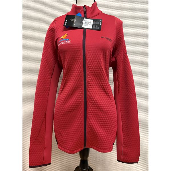 Women's Size XL Red Crystal Leaf Omni-Heat Helix FZ Jacket (Retail $110)