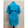 Image 2 : Women's Size XXL Tamiami II Turquoise Blue Short Sleeve Shirt
