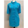 Image 1 : Women's Size XXL Tamiami II Turquoise Blue Short Sleeve Shirt